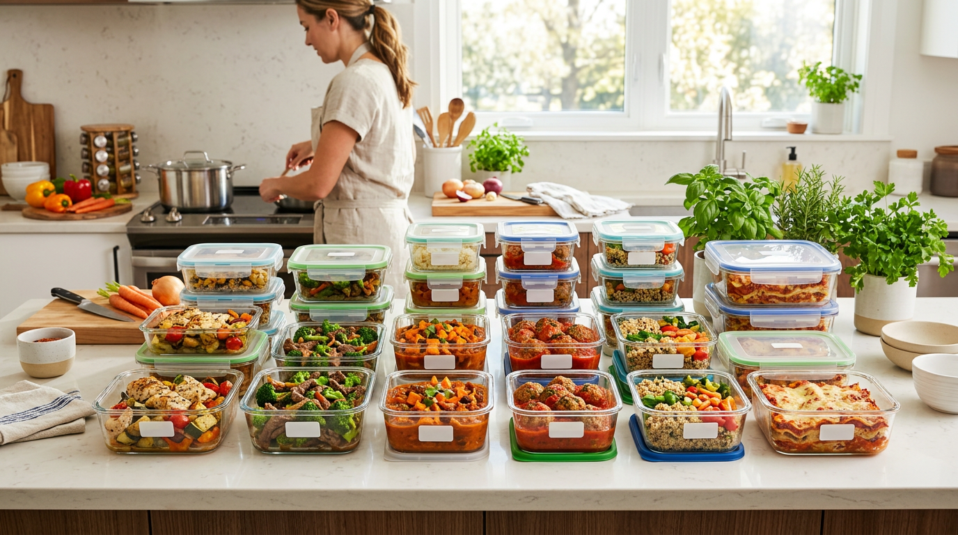 30 freezer meals you can make in one afternoon